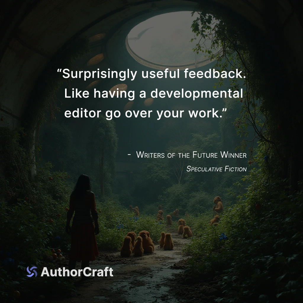 Testimonial from Writers of the Future Winner